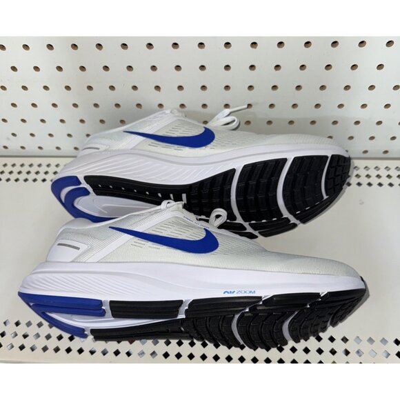 Nike Air Zoom Structure 24 Mens Athletic Running Shoes Size 11.5 White Blue - Picture 5 of 9